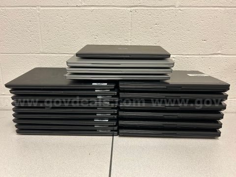 Lot of 19 Dell Latitude Laptops Assorted Models
