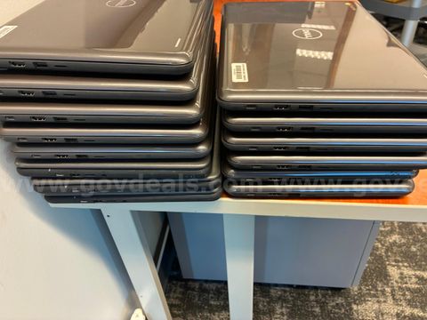 14 Dell Chromebooks with Adapters