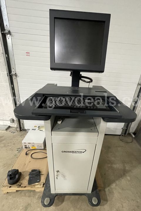 (8 Assets) Desktop, Power Supply, Printer, Cabinet, Signature Pad, Camera, Finger Print Machine, Monitor