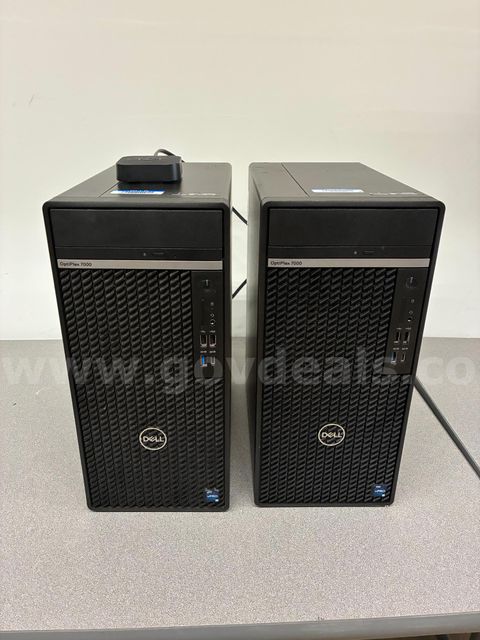 (2) Desktop Computers