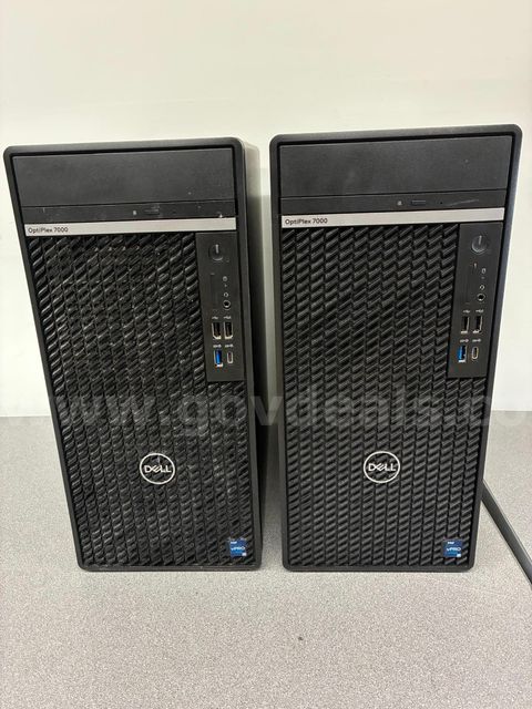 (2) Desktop Computers