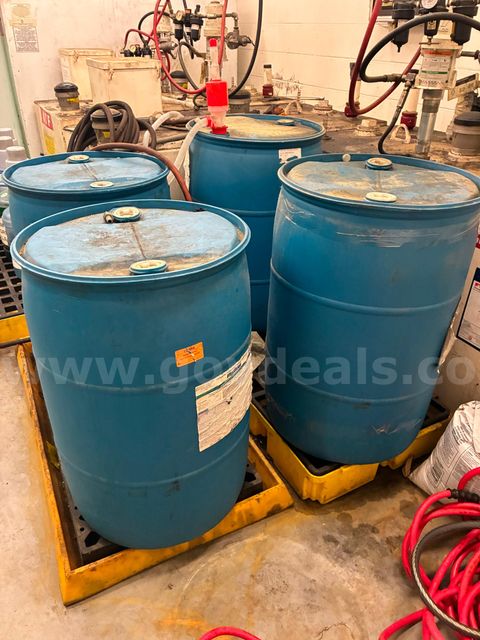 Drums of Vital Oxide Disinfectant