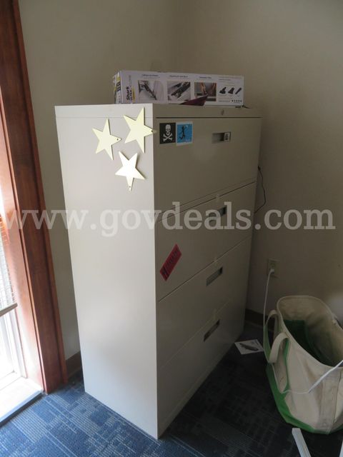 4-Drawer Metal Lateral File Cabinet