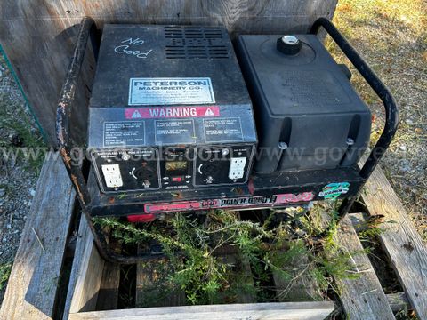 Honda GX340MAX 11.0HP Generator and Stihl Power Tool Salvage Lot