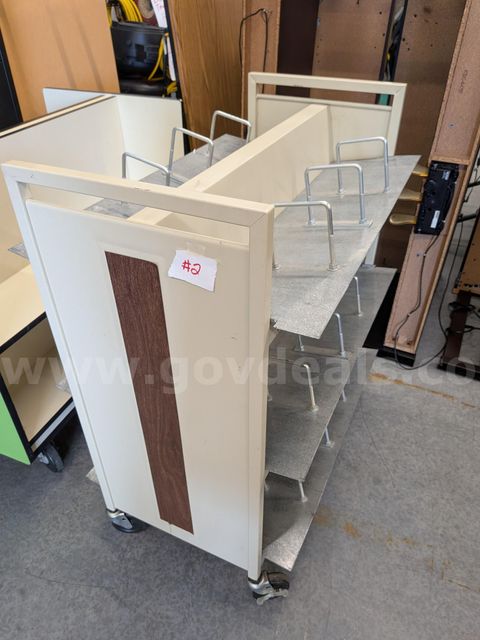 Rolling Library Cart double sided #2