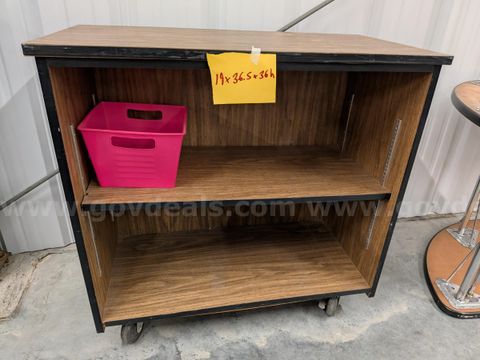 rolling cart 19x36.5x36h