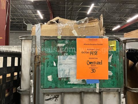 General Merchandise: "Large Items" (OCT26-1438)