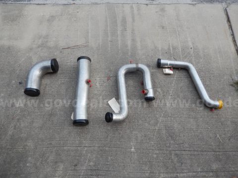 New/Old Stock (4) Assorted Stainless Steel Bus Pipes Listed Below