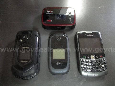(3) Used Cell Phones; (1) Used Wifi Device