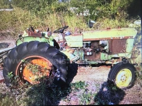Green John Deere Tractor