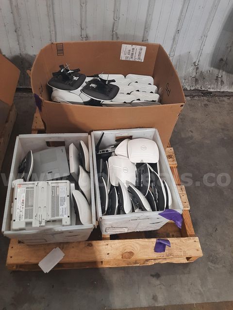 Lot Of Assorted Routers On 1 Pallet