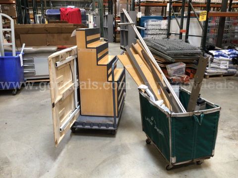 Armedica Physical Therapy / Rehabilitation Equipment & Custom Wooden Platform Assembly Parts Lot