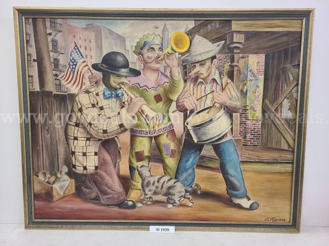 1 M. Chiscano Surrealist Painting