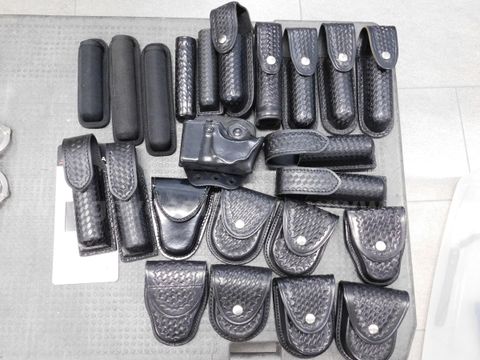 Lot of Police Duty Gear, Taser Holsters