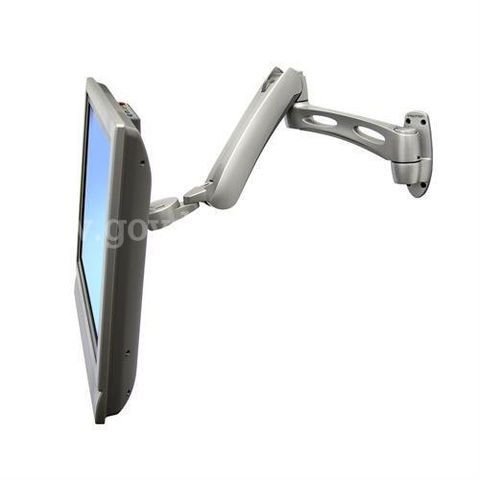 Ergotron LX Wall Mount LCD Arm, Silver