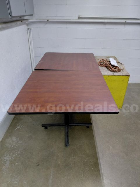 Two square tables