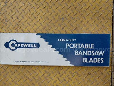 Capewell protable bandsaw blades