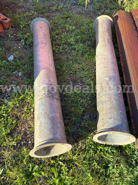 Sewer truck suction tubes