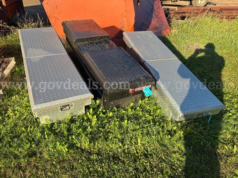 Lot of 3 truck bed toolboxes
