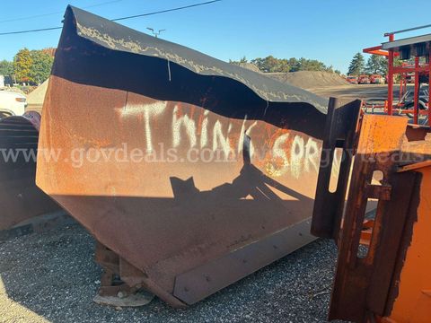 Grader RH discharge plow