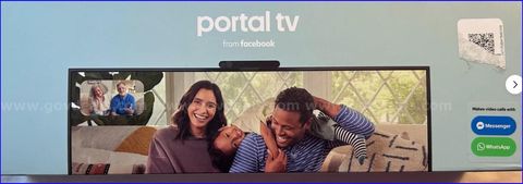 Asset ID #5518 Portal TV from Facebook (now Meta Portal TV) is a smart video‑calling
