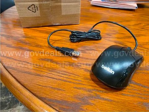 48 Belkin F5M010QBLK Corded - Wired Optical Mouse