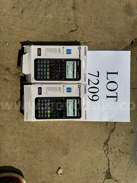 2 Casio Graphing Calculators