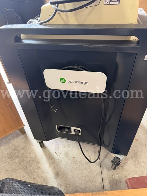 Lot of 2 Lock n Charge Computer carts
