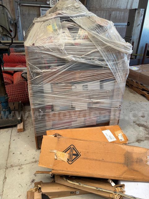 1 Pallet of Parts and Drill press (ENG)