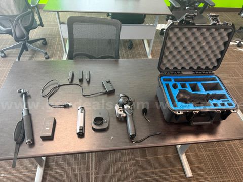 DJI Osmo 4K Handheld Gimbal Camera (Zenmuse X3) with Extension Stick, FlexiMic, Batteries, and GPC Hard Case