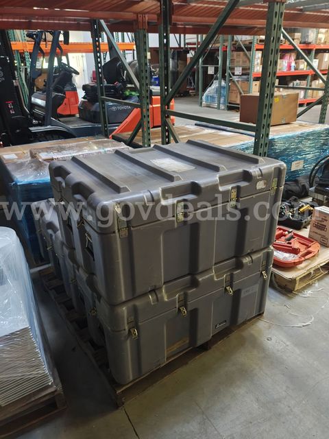 Lot of 3 Hardigg Polyethylene Transport Cases