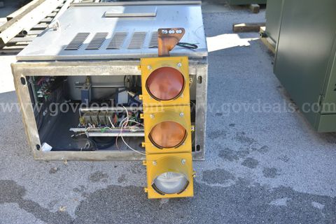 Three light Traffic Signal. Stop Light. Item #9