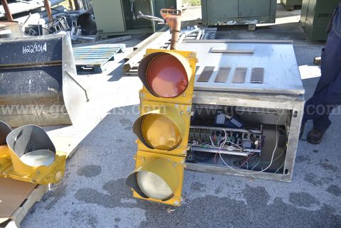 Three light Traffic Signal. Stop Light. Item #14
