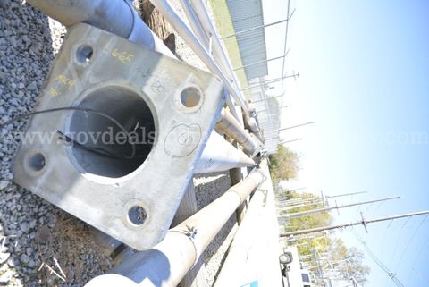 Traffic Light Strain Pole, 30' Steel. Pole #8