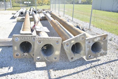 Traffic Light Strain Pole, 31' 10" Steel. Pole #4