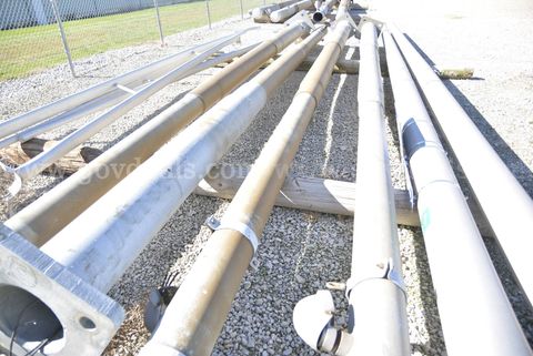 Traffic Light Strain Pole, 31' 10" Steel. Pole #5