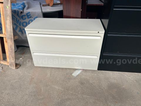 2 lateral file cabinets
