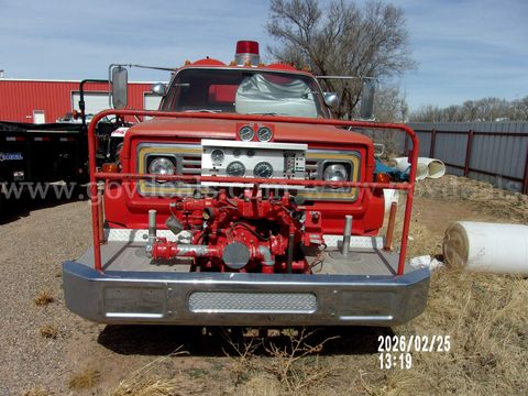 1980 Chevrolet C6V FMC Fire Truck – V8 – Non-Running / Project