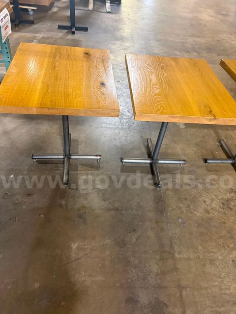 Solid Wood Restaurant Dining Table- 4 UNITS