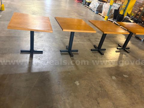 Solid Wood Restaurant Dining Table- 4 UNITS