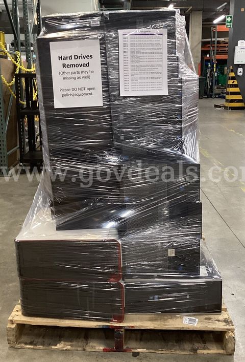 Lot of 54 Computers: Miscellaneous Desktops (Hard Drives Removed) (429-40)