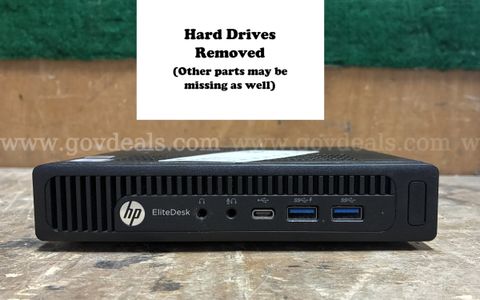 Lot of 16 Computers: HP EliteDesk 800 G2 Mini (Hard Drives Removed) (429-47)