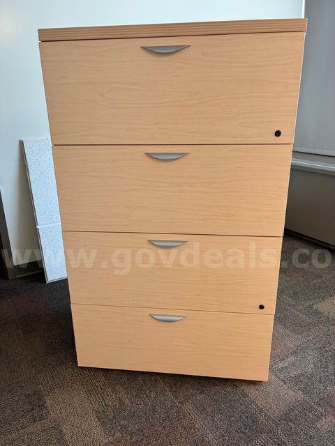 Wood file cabinet