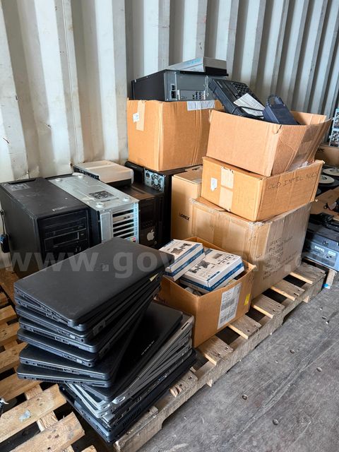 lot of various computer and equipment