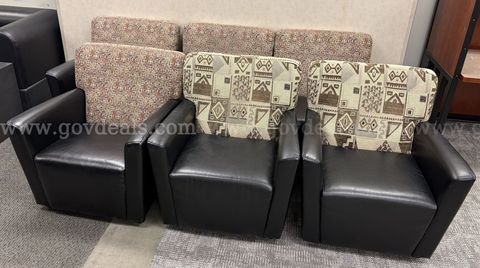 Lot of Cushioned Chairs