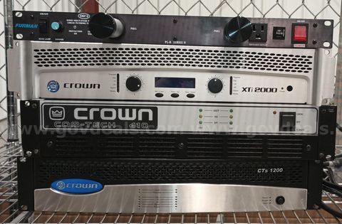Lot of Crown Amplifiers