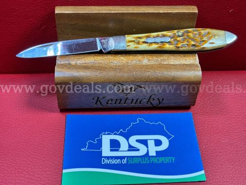 Case XX TB61028 Teardrop Bone Knife/PRE-OWNED/DS18820/100185/TSA