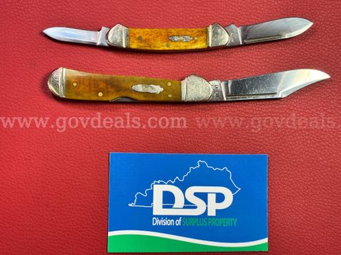 2 Case Bone Folding Knives/PRE-OWNED/DS18848/100273/TSA