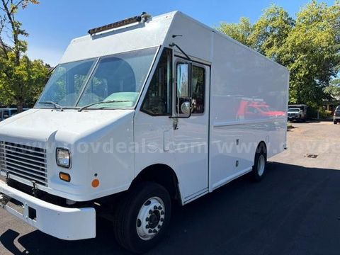 2014 Freightliner MT55 Van w/ Sewer Inspection Accessories (Todco Body)