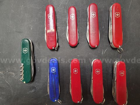 Assortment of Swiss Army Knives